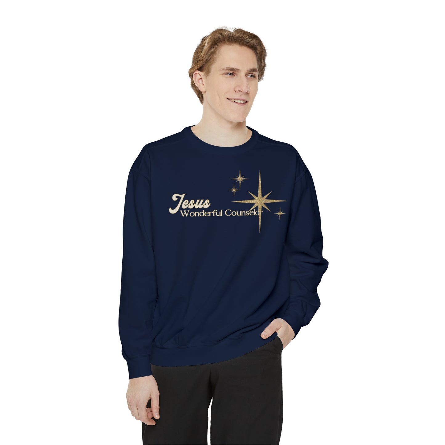 Jesus, Wonderful Counselor Crewneck Sweatshirt