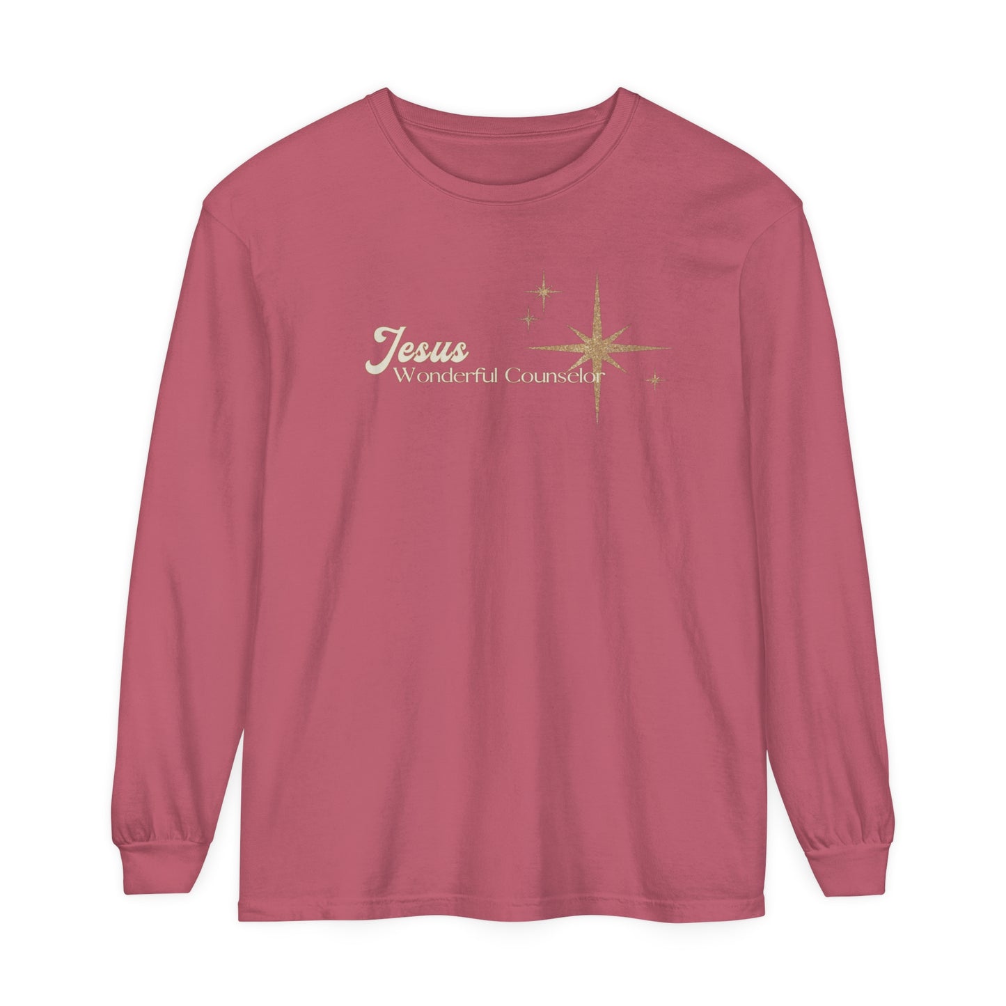 Jesus, Wonderful Counselor Long Sleeve T-Shirt