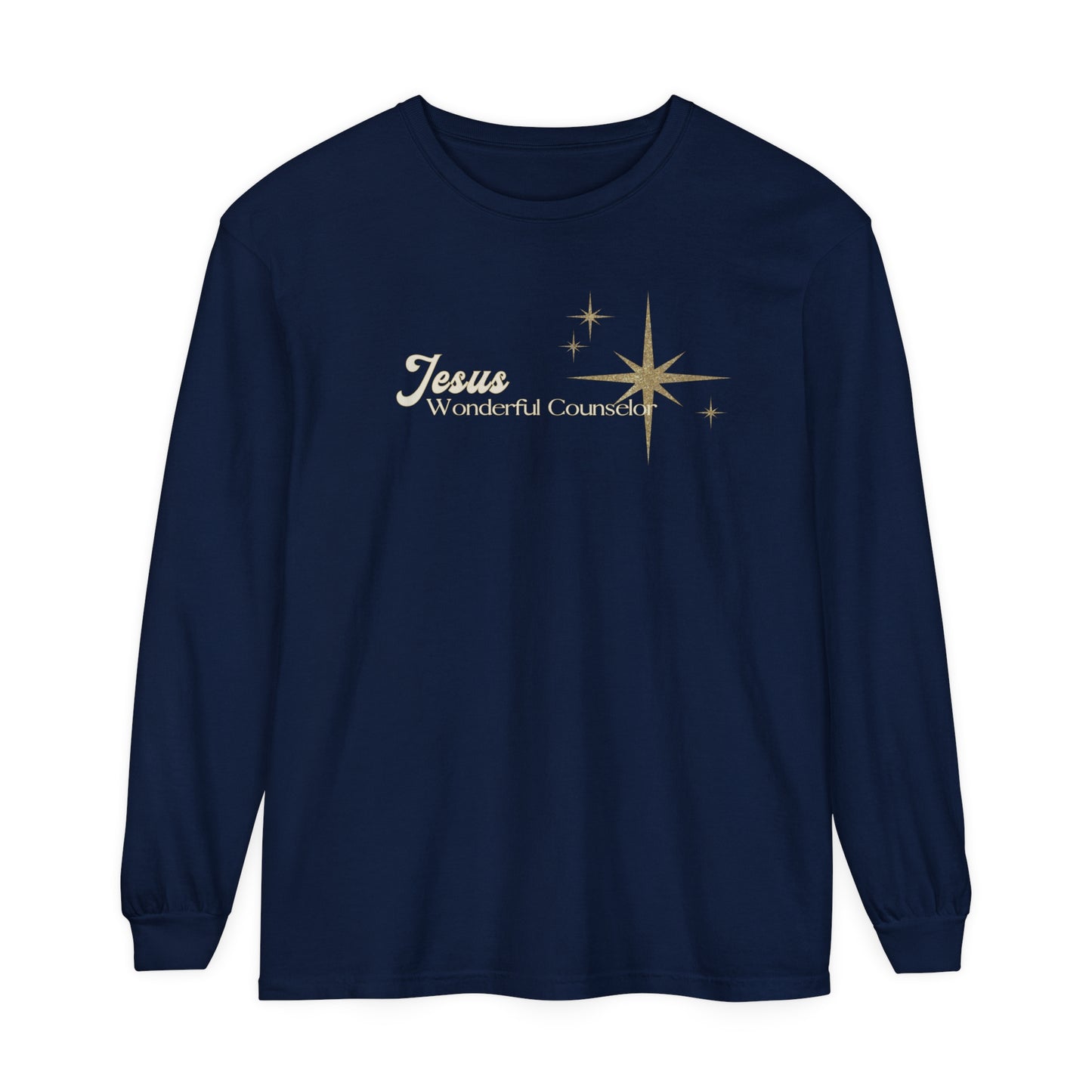 Jesus, Wonderful Counselor Long Sleeve T-Shirt