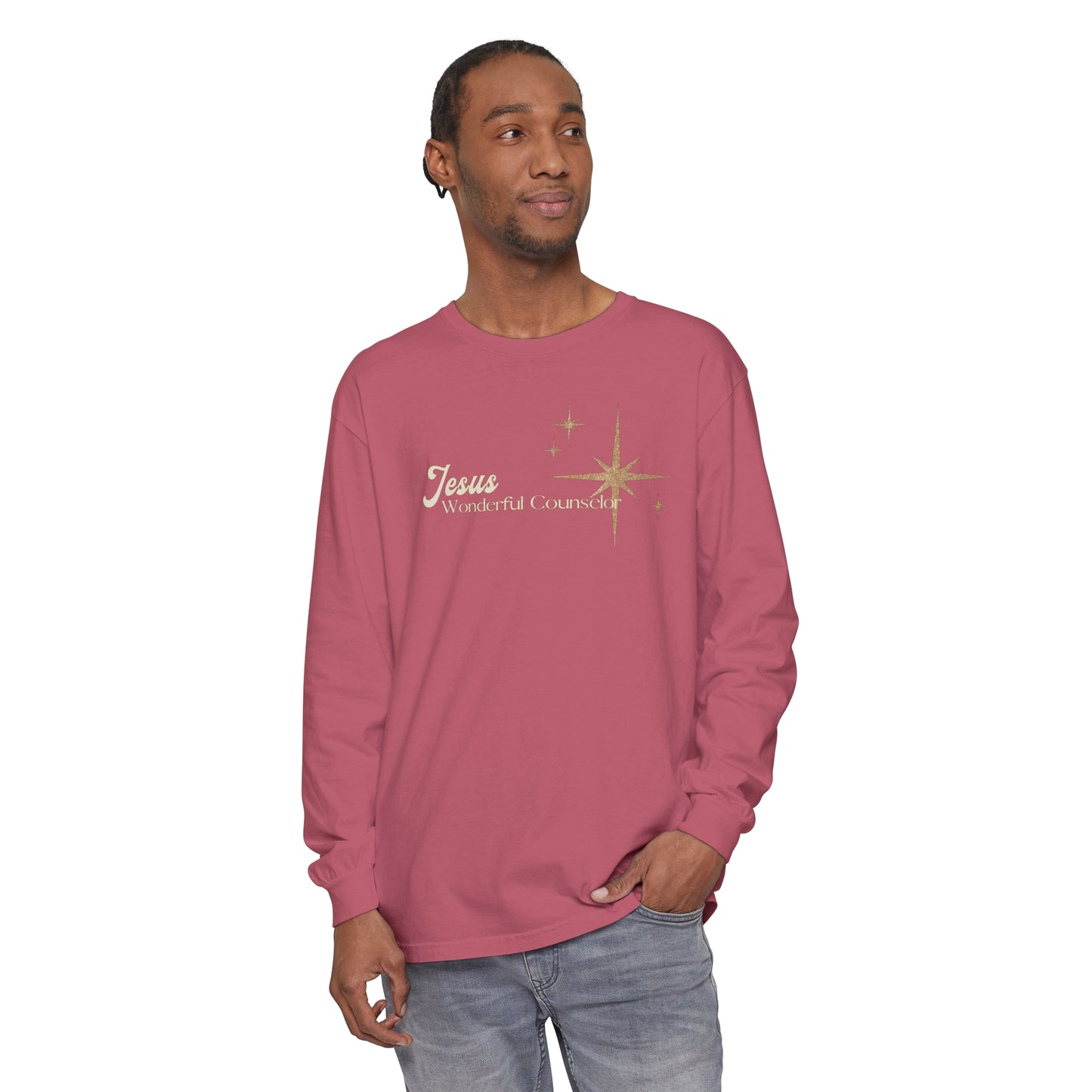 Jesus, Wonderful Counselor Long Sleeve T-Shirt