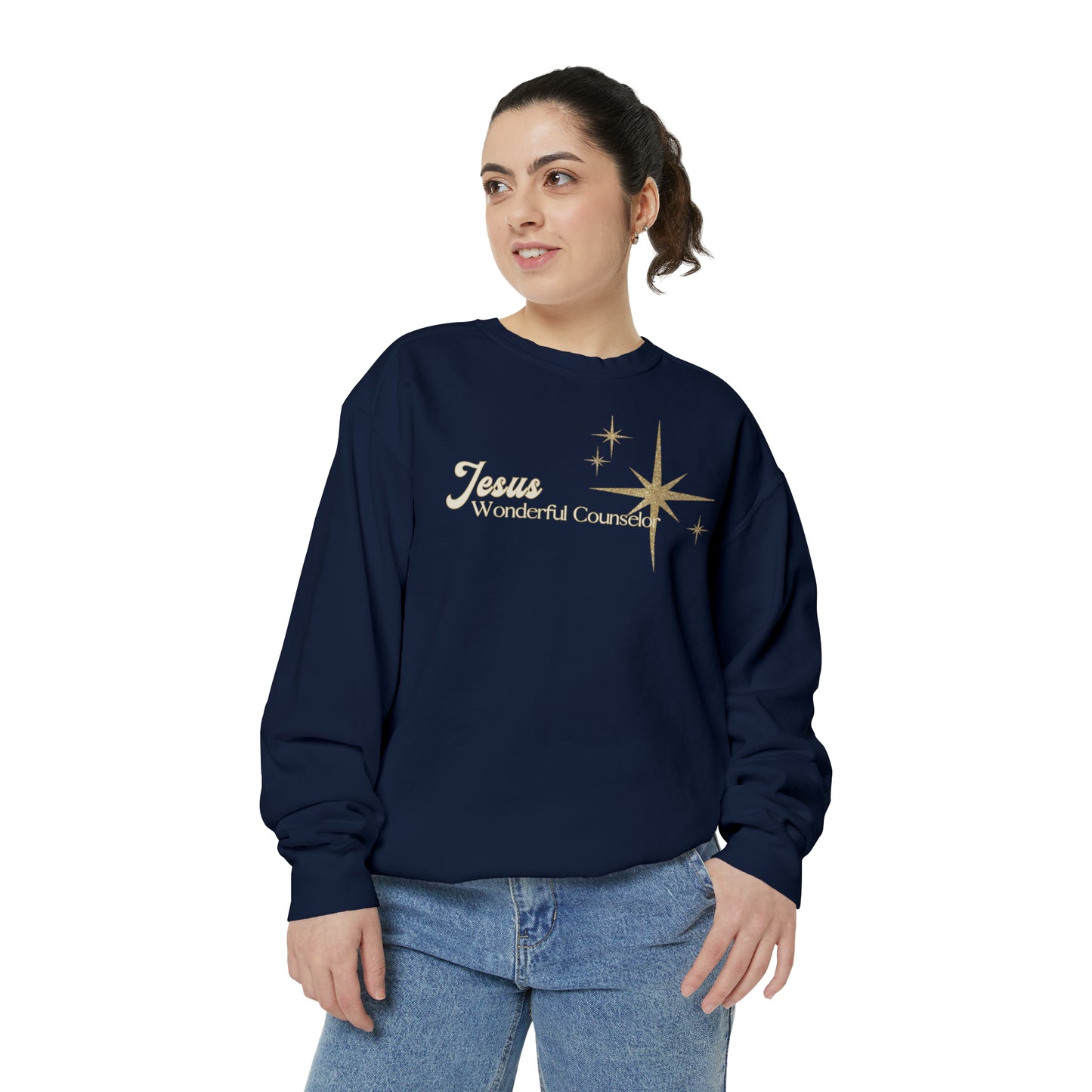 Jesus, Wonderful Counselor Crewneck Sweatshirt