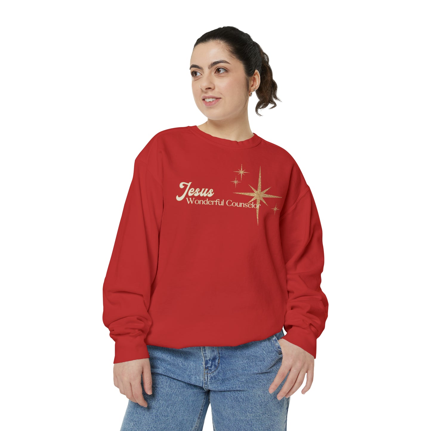 Jesus, Wonderful Counselor Crewneck Sweatshirt