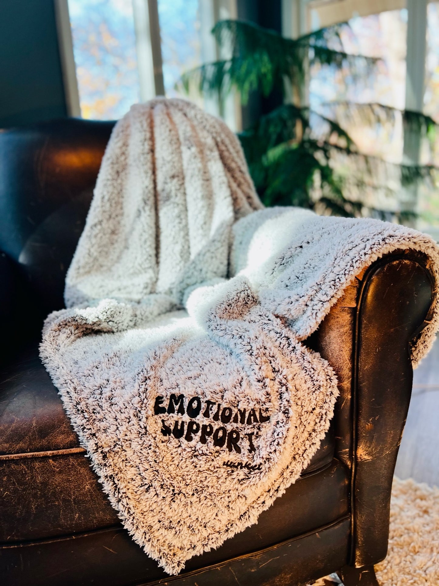 Emotional Support Sherpa Blanket