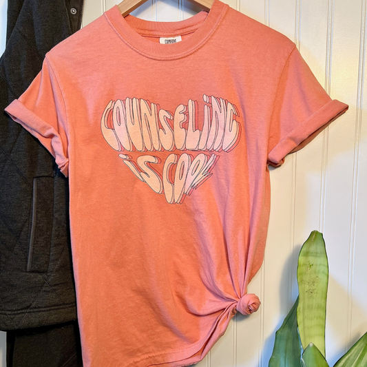 Counseling is Cool - Heart Tee